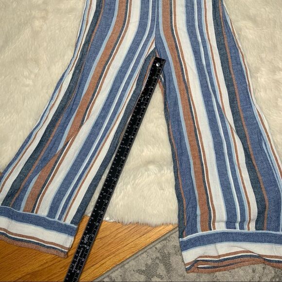 Sz Small Monteau Striped Jumpsuit w/belt detail - Picture 6 of 9